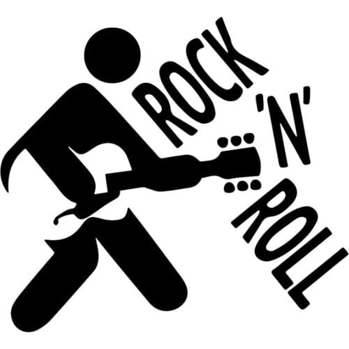 S51763# Various Sizes/Colors Car Stickers Vinyl Decal RockNRoll 2 Motorcycle Decorative Accessories Creative