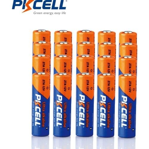 20PCS 12V 27A 12V MN27 27A A27 L828 Alkaline Battery For LED light, laser pens, car key FOB remote keychain remotes