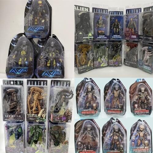 Alien Figure Scorpion Snake Mantis Gorilla Bishop Queen Face Attack Dog Sewer Warrior Aliens Stalker Celtic Predator Figure Toy