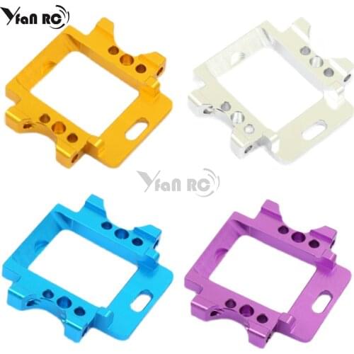 Yfan rc 1 Pcs HSP 102061 aluminum aolly metal gearbox rear mount 02021 1/10 upgrade parts to 94103 94123 94111 94107 94108 94170
