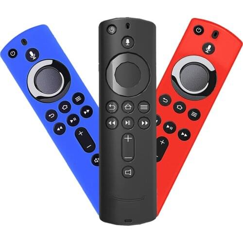 Protective Case for Fire TV Stick 4K Anti-lost Shockproof Silicone Cover 2rd Gen Sleeve Shockproof Anti-Slip Replacement Cover