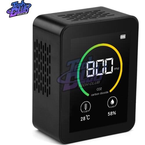 3 In 1 Intelligent Digital Thermometer Hygrometer CO2 meter Gas Detector Indoor Air Quality Monitor Home Testing Instrument