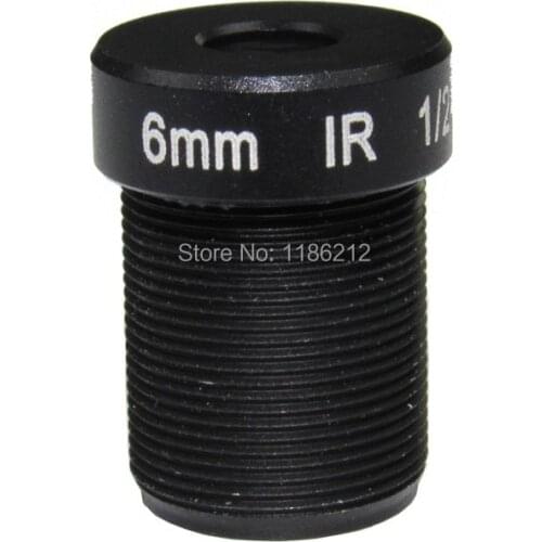 5.0 megapixel 6mm IR board lens M12 F2.0 For 720P/1080P/IP camera or AHD/CVI/CCTV Camera,suitable for 1/2.5" CCD&CMOS chipsets