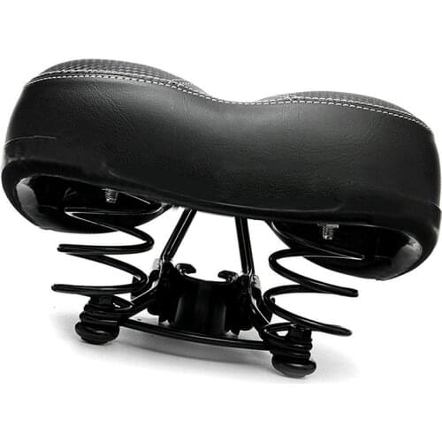 New Shock Absorbing Hollow Bicycle Saddle PVC Fabric Soft MTB Cycling Road Mountain Bike Seat Bicycle Accessories