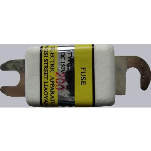 ANL DC 150V 200A Bolt-on Fuse Ceramic Fuse 81*22 mm For Electric forklift Battery charger Pallet Truck Golf Cart Sightseeing car