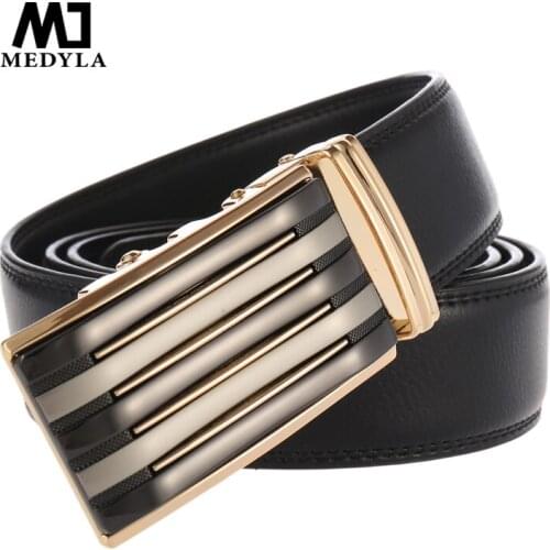 Genuine Leather Automatic Men Belt Luxury Strap Belt for Men Designer Belts Men High Quality Fashion Belt LY712