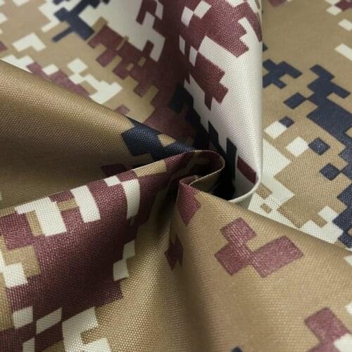 Free Shipping Size 1m*1.5m Hidden Camouflage Oxford Fabric Forest Print PU & Silver Coated Outdoor Waterproof Fabric