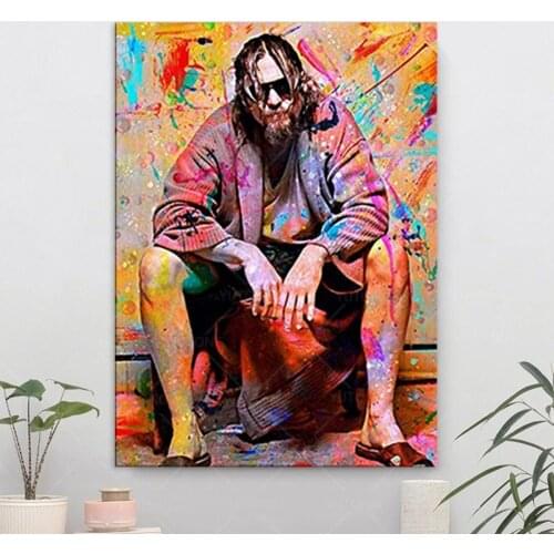 The Big Lebowski Toilet Classic Movie Posters and Prints Wall Art Print Canvas Painting Decorative Picture Home Bedroom Decor