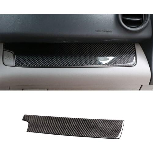 For Toyota Rav4 RAV 4 2006 2007 2008 2009 2010 2011 2012 Carbon Fiber Car Center Control Copilot Dashboard Panel Cover Trim