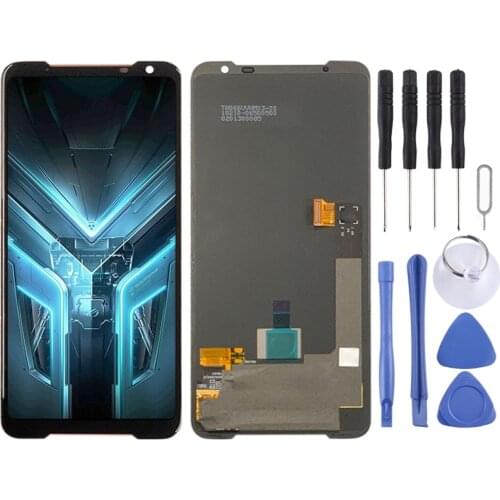 IPartsBuy for Asus ROG Phone 3 ZS661KS AMOLED Material LCD Screen and Digitizer Full Assembly