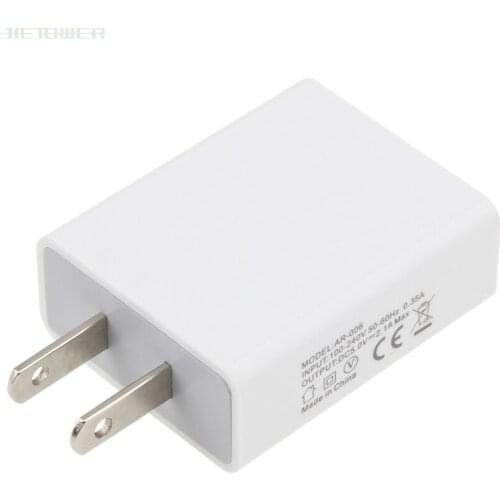 Hot Selling High Quality US Plug USB AC Travel Wall Charging Charger Power Adapter for IPhone X 8 7 6 Xiaomi Huawei HTC 100pcs