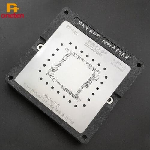 Amaoe Magnetic BGA Reballing Tin Planting Platform For P30Pro Middle Layer Steel Mesh Positioning Plate