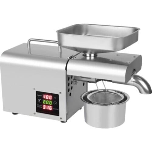 LBT01T Stainless Steel Oil Press Cold and Hot Oil Press 110 / 220v Flax Seed Oil Extractor Peanut, Sunflower Seed ALMOND OIL