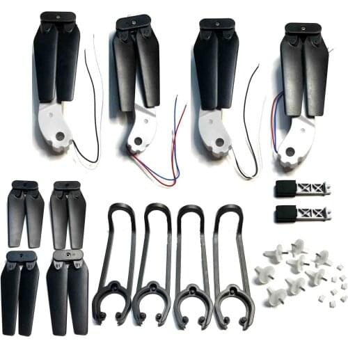 KF609 teng mini RC drone Quadcopter Arm Include Motor propeller blades guard gear Landing skid Spare parts Also for M71 drone