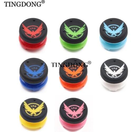 For Sony Dualshock 4 Soft Analog Joystick Grips Caps For PS4 Controller Sticks Extenders Increase Rocker Cap