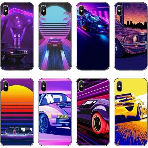 Soft silicone Phone Case For iPhone 8 7 6 6S Plus 11 Pro XS Max XR X 5 5S SE 4S 4 iPod Touch 5 6 supercar speed art
