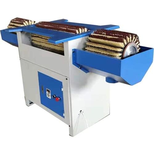 Woodworking Polishing Machine DM-300 Wood Polishing and Polishing Machine Stair Column 1.5KW Three-head Polishing and Polishing