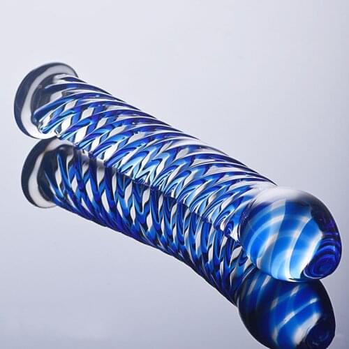 High quality Health glass private Bigsize fake penis sex toys butt plug anal toys strap on suction cup realistic crystal dildo