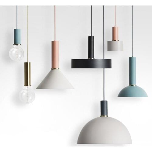 Nordic Bedside Pendant Lights LED Lighting Fixture personality Bedroom Chandelier Decor Luminaire Indoor Lighting Hanging Lamp