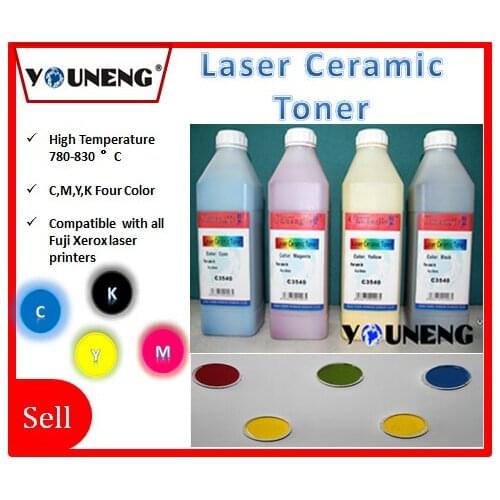 Compatible laser ceramic toner for xerox 6510 6500 215 color copier,ceramic toner powder CMYK 250g/color 1kg