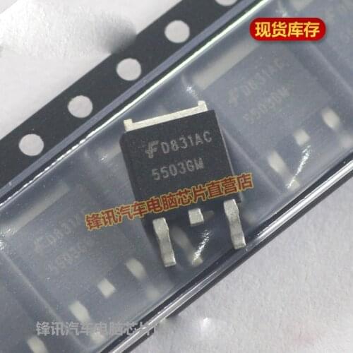 10Pcs 5503GM TO252 Car Ignition tube fragile SMD transistor For Ford wing tiger ECU Board