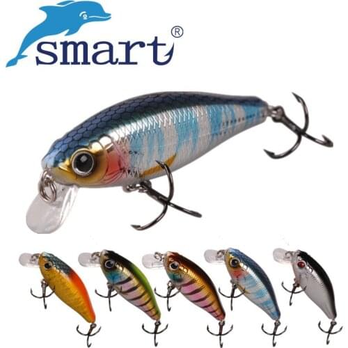 SMART Crankbaits 50mm 5.8g Floating 1m Fishing Lures Crank Baits Isca Artificial Para Pesca Leurre Fishing Tackle Minnow Lures