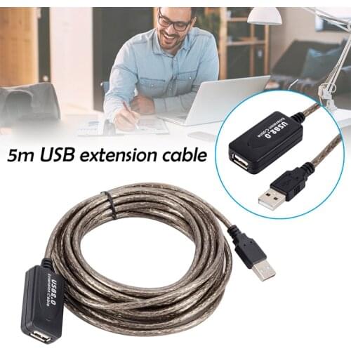 USB Extension Cable Durable Convenience Fast Data Transfer Adapter Cord For Home Keyboard and More DU55
