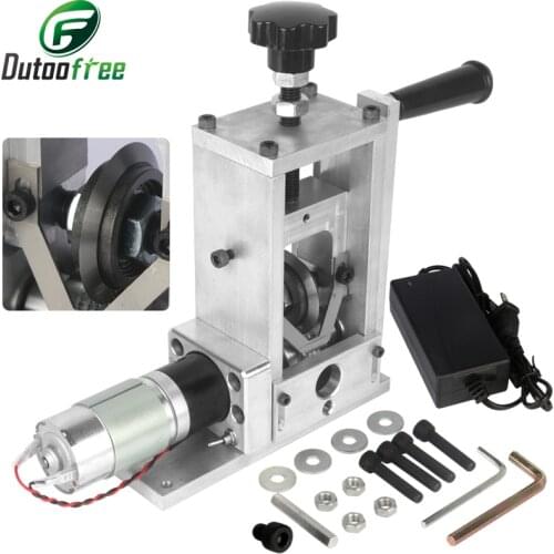 1 Set Waste wire and cable peeling machine Household DIY Manual Motor Driven Wire Stripper Scrap Copper Wire Metal Recycle
