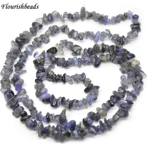 High Quality 5~8mm Natural Tanzanite Irregular Shape Stone Chips Loose Beads 1 Strand
