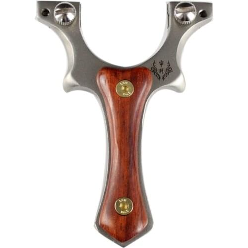 High Precision Flat Leather Slingshot Dedicated Outdoor High Power Free Tied Fast Pressing Bow Sling Factory Factory Wholesale