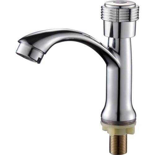 1PCS Zinc Alloy Single Cold Water Faucet Bathroom Sink Accessories Basin Faucet Wash Basin Handle Kitchen Tap Spiral Style