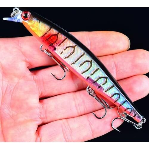 1PC VIB 11cm/13g Fishing Lure Plastic Hard Bait Artificial Bait 3D Eyes Balancer Minnow Wobbler Pesca Carp Fishing Tackle