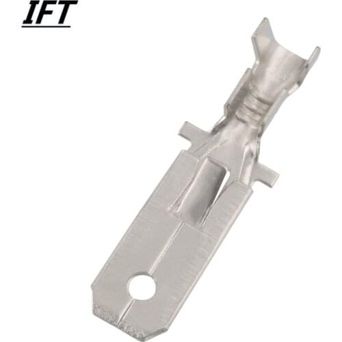 100pcs Quartet insert 6.3mm automobile battery car terminal DJ611-6.3A car connector