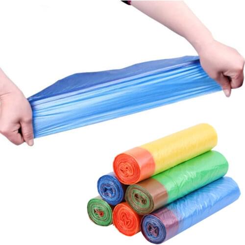 15pcs Holder Garbage Bag Portable Hanging Trash Bag Household Classification Disposable Thickening Hand Kitchen Accesorries