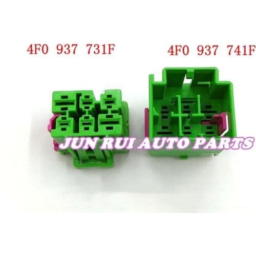 6 Pin/Way Female and Male Modified Auto Connector Plug With Terminal For Volkswagen AUDI 4F0 937 731F 4F0 937 741F