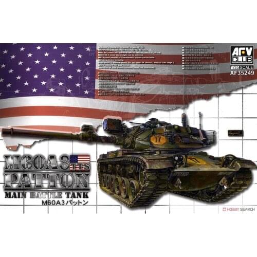 AFV Club AF35249 1/35 M60A3 Patton Tank - Scale Model Kit