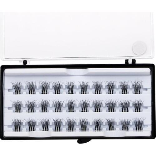 30Pcs Handmade Claw Hair Thick Long False Eyelashes Natural Lash Eye Makeup