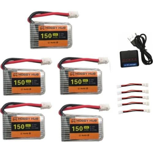 H36 3.7V 150mAh Lipo Battery For Eachine E010 E011 E012 E013 Furibee F36 RC Quadcopter Spare Parts