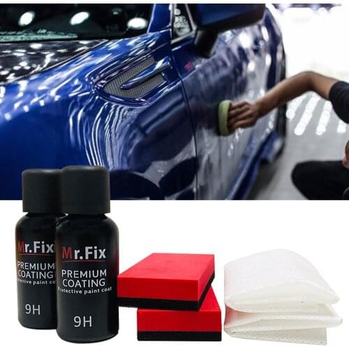 2Pcs Liquid Glass For Car Ceramic Auto Coating Waterproof Nano Ceramics Car Paint Care Liquid Anti-scratch Super Hydrophobic