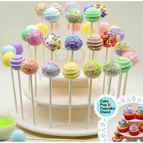Wedding Birthday Party Cake Pop Food Decoration Stand Multipurpose Multi-layered Foldable Lollipop Cake Dessert Cupcake Stand