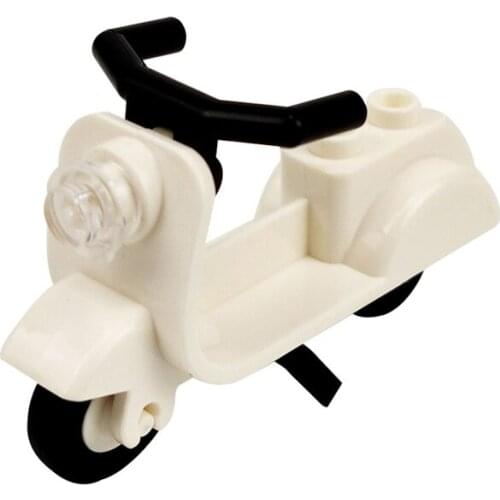 Motorcycles City Series Accessories Locking DIY Particles Model Figures Kids MOC Parts Brick Blocks Doll City Series Motorcycles