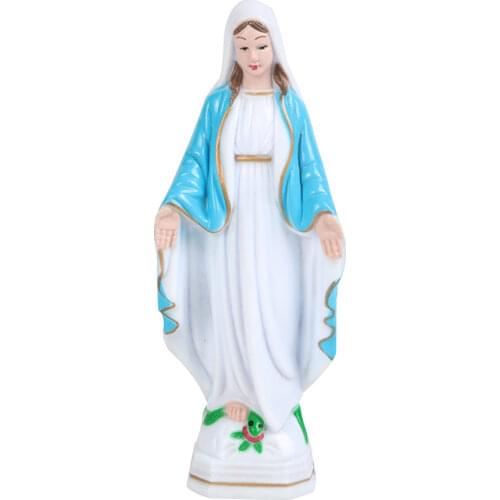 Immaculate Conception, Resin Crafts, Statues of Christian Characters, Holiday Gifts, Home Desk Decoration Laser Cube Engraver