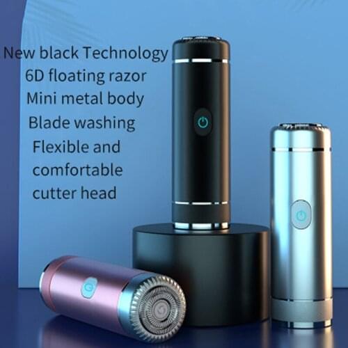 New Electric Shaver Rotating 1 Blade Mini Portable Waterproof Shaver USB Rechargeable Shaver For Men And Women Facial Epilato