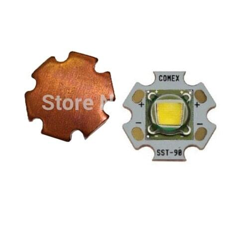 Original Luminus SST90 Cool white 6500K Blue 450-475nm 30W High Power Led on 20mm Copper Star