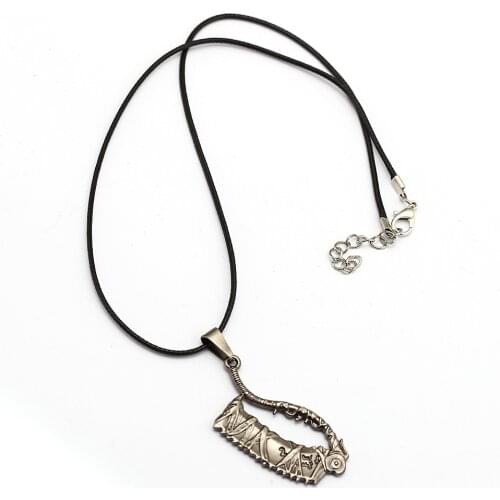 Game Bloodborne Necklace Metal Pendant Rope Chain Choker Necklaces Women Men Charm Gifts Jewelry Cosplay