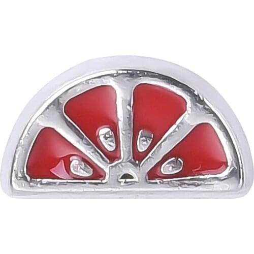 F125 Wholesale 20pcs/lot New Arrive Floating Fruit Charms Fit Magnetic Glass Locket For Femme