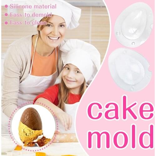 Food Grade Plastic Easter Mold 3D Three-dimensional Easter with Pattern Dinosaur Chocolate Mold Cake Accessories bakvorm c1