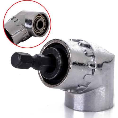 1pc Universal 105 Angle 1/4" Extension Hex Drill Bit Screwdriver Socket Holder Adaptor Tools Accessories Шуруповерт New