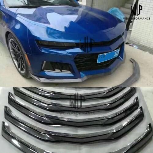 High quality Carbon fiber Front bumper lip rear diffuser lip side skirts for Chevrolet Camaro Car body kit 16-17