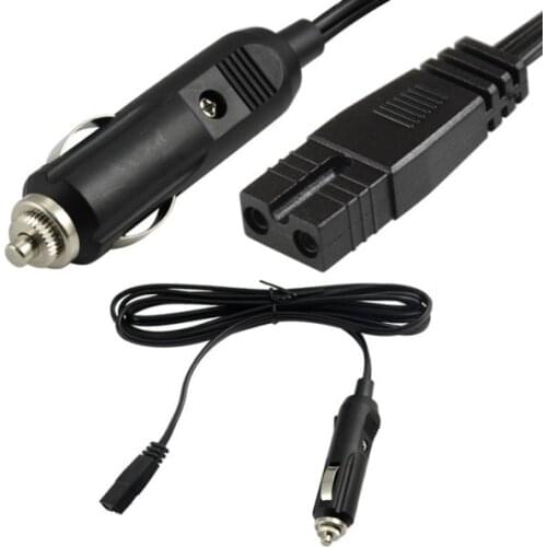 High Quality 12V 24V DC Cooler Box MINI FRIDGE Cable With Cigar Plug For WAECO NFA About 1.6M